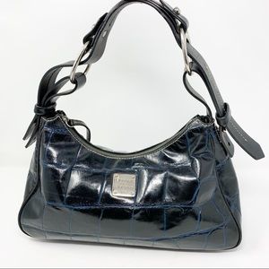 Black leather purse